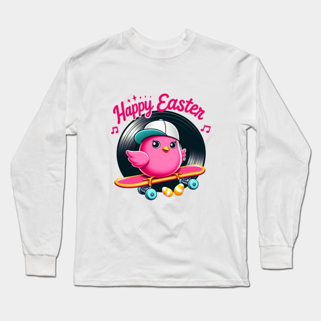 easter peeps vinyl Long Sleeve T-Shirt by BukovskyART